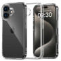 Tech-Protect Flexair Hybrid hoesje voor Apple iPhone 16, transparant