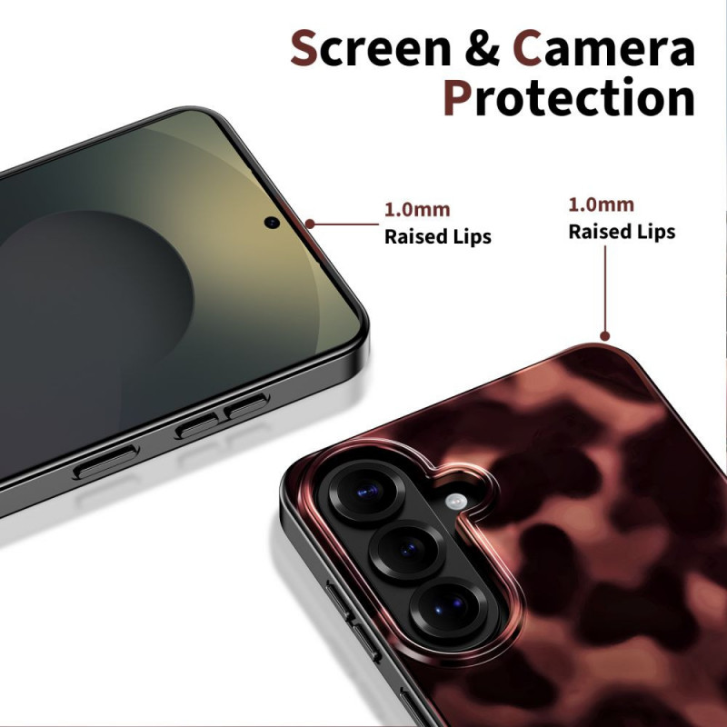 Tech-Protect Lamano MagSafe-hoesje voor Samsung Galaxy A36 / A37 5G, zwart en bruin