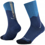 Buff Merino MW Crew Sokken MWC1, Blauw, L