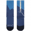 Buff Merino MW Crew Sokken MWC1, Blauw, L