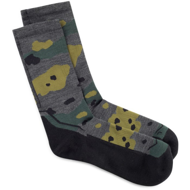 Buff Merino Lightweight Crew Sok LWC2, grijs, L
