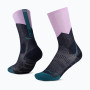 Buff Merino MW Crew Sokken MWC1, Orchid, L