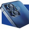 3MK Lens Protection Pro cameralensglas voor Apple iPhone 14, Sierra Blue