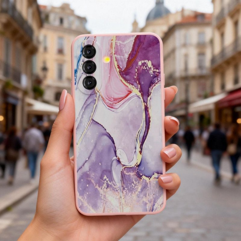 Tech-Protect Icon-hoesje voor Samsung Galaxy A27 5G, Marble