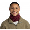 Buff Merino Midweight multifunctionele sjaal, Melange Tibetan Red