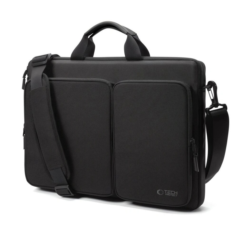 Tech-Protect Defender Bag Laptoptas 17", Zwart
