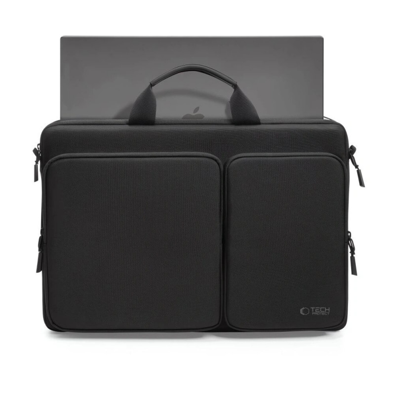 Tech-Protect Defender Bag Laptoptas 17", Zwart