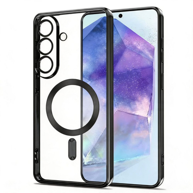 Tech-Protect MagFlex MagSafe-hoesje voor Samsung Galaxy A27 5G, glanzend zwart