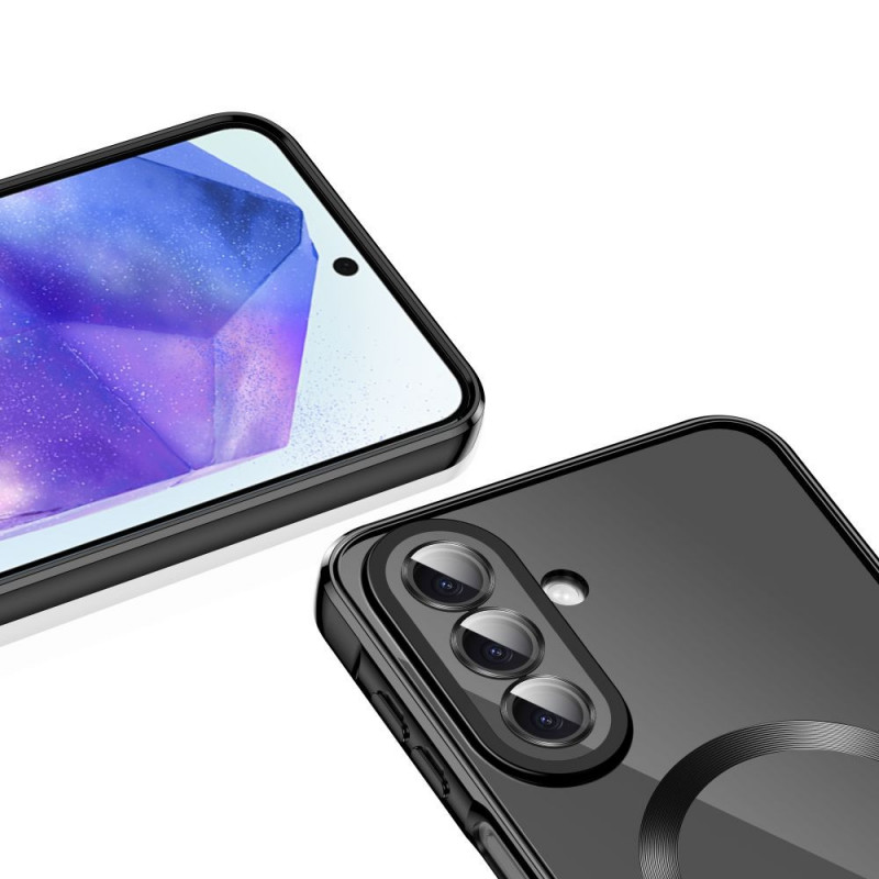 Tech-Protect MagFlex MagSafe-hoesje voor Samsung Galaxy A27 5G, glanzend zwart