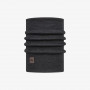 Buff Merino Heavyweight multifunctionele nekwarmer, effen grijs
