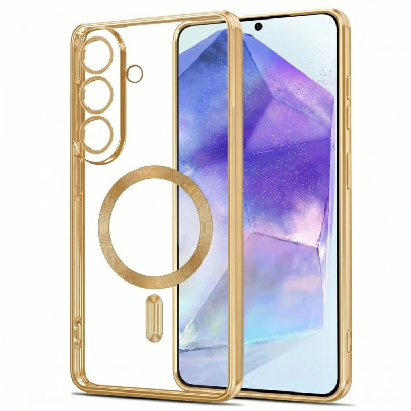 Tech-Protect MagFlex MagSafe-hoesje voor Samsung Galaxy A27 5G, glanzend goud