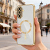 Tech-Protect MagFlex MagSafe-hoesje voor Samsung Galaxy A27 5G, glanzend goud