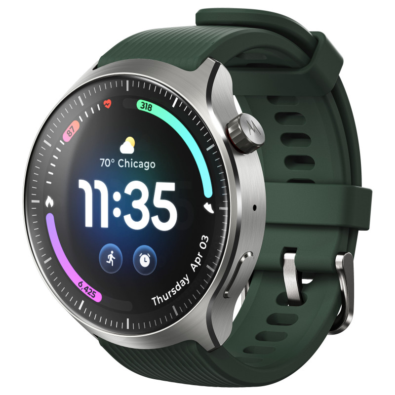 Motorola Moto Watch Ultra PBCX0007SE, zilver