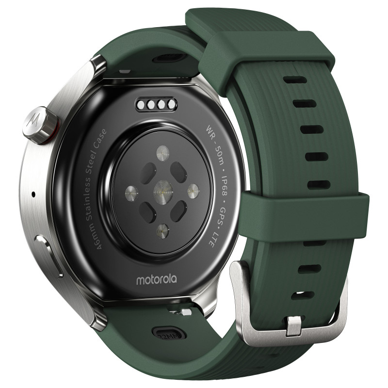 Motorola Moto Watch Ultra PBCX0007SE, zilver