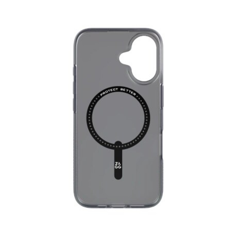 ZAGG Milan Snap Back Cover voor Apple iPhone 16 ZAG139, MagSafe, Raven Feather