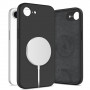 Tech-Protect Siliconen MagSafe-hoesje voor Apple iPhone 16e / 17e, zwart
