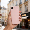 Tech-Protect siliconen MagSafe-hoesje voor Apple iPhone 16e / 17e, roze parel