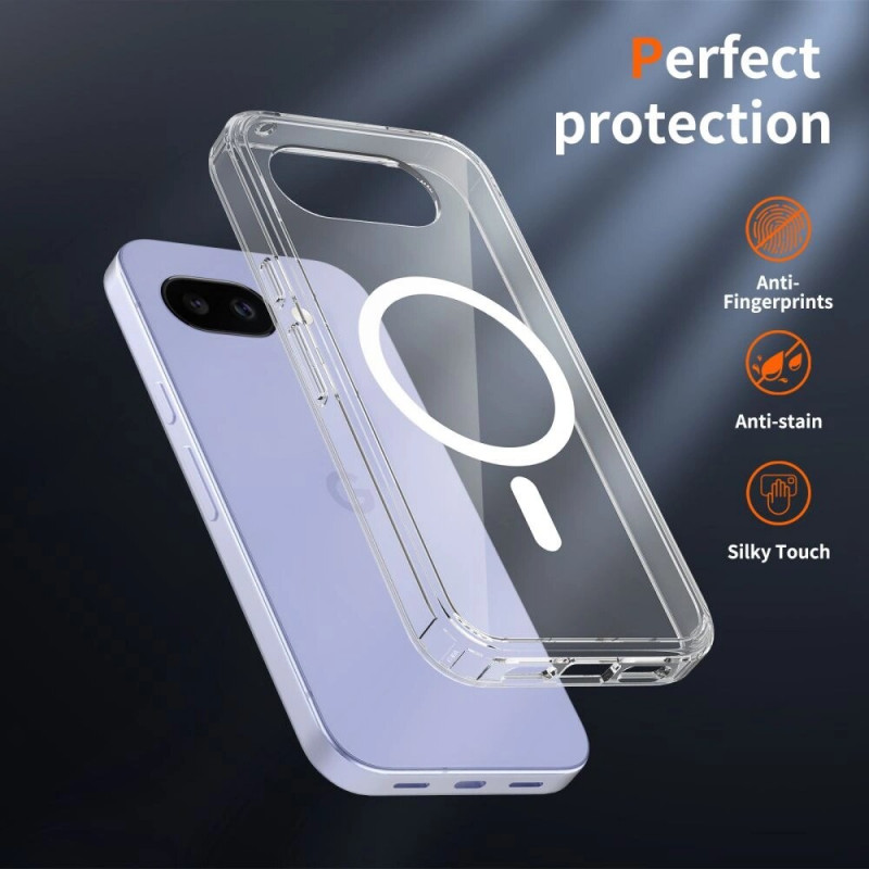 Tech-Protect FlexAir Hybrid MagSafe-hoesje voor Google Pixel 10a, transparant