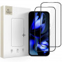 Tech-Protect Glass Fit+ gehard glas voor Google Pixel 9a / 10a (2 stuks), zwart