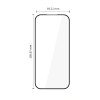 Tech-Protect Glass Fit+ gehard glas voor Google Pixel 9a / 10a (2 stuks), zwart