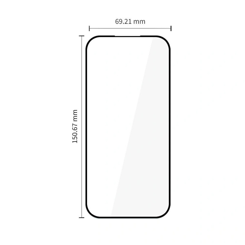 Tech-Protect Glass Fit+ gehard glas voor Google Pixel 9a / 10a (2 stuks), zwart