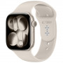 Tech-Protect Siliconen band voor Apple Watch 8 / 9 / 10 / 11 / 12 / SE / Ultra 44/45/46/49 mm, Starlight