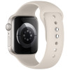 Tech-Protect Siliconen band voor Apple Watch 8 / 9 / 10 / 11 / 12 / SE / Ultra 44/45/46/49 mm, Starlight