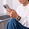 Tech-Protect Siliconen band voor Apple Watch 8 / 9 / 10 / 11 / 12 / SE / Ultra 44/45/46/49 mm, Starlight