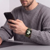 Tech-Protect siliconenband voor Apple Watch 8 / 9 / 10 / 11 / 12 / SE / Ultra 44/45/46/49 mm, olijfgroen