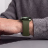 Tech-Protect siliconenband voor Apple Watch 8 / 9 / 10 / 11 / 12 / SE / Ultra 44/45/46/49 mm, olijfgroen