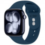Tech-Protect siliconenband voor Apple Watch 8 / 9 / 10 / 11 / 12 / SE / Ultra 44/45/46/49 mm, marineblauw