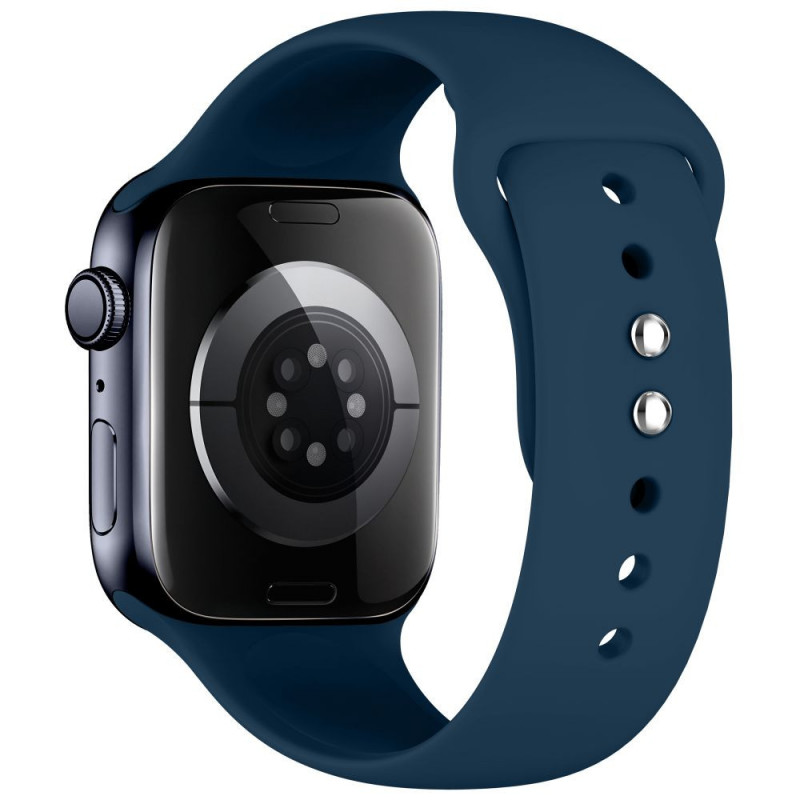 Tech-Protect siliconenband voor Apple Watch 8 / 9 / 10 / 11 / 12 / SE / Ultra 44/45/46/49 mm, marineblauw