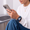Tech-Protect siliconenband voor Apple Watch 8 / 9 / 10 / 11 / 12 / SE / Ultra 44/45/46/49 mm, marineblauw