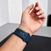 Tech-Protect siliconenband voor Apple Watch 8 / 9 / 10 / 11 / 12 / SE / Ultra 44/45/46/49 mm, marineblauw