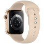 Tech-Protect siliconen band voor Apple Watch 8 / 9 / 10 / 11 / 12 / SE / Ultra 44/45/46/49 mm, walnoot