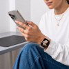Tech-Protect siliconen band voor Apple Watch 8 / 9 / 10 / 11 / 12 / SE / Ultra 44/45/46/49 mm, walnoot