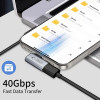 Tech-Protect UltraBoost AA01 haakse adapter USB-C, grijs