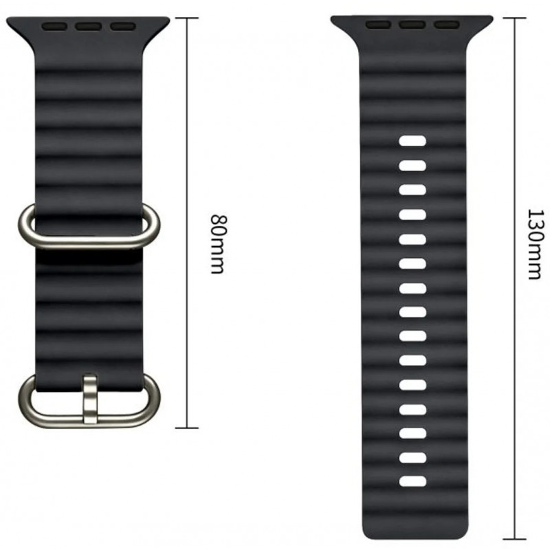 Tech-Protect Iconband Pro Apple Watch 8 / 9 / 10 / 11 / 12 / SE / Ultra 44/45/46/49 mm band, antracietgrijs