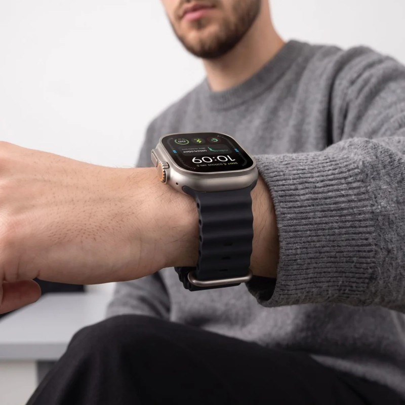Tech-Protect Iconband Pro Apple Watch 8 / 9 / 10 / 11 / 12 / SE / Ultra 44/45/46/49 mm band, antracietgrijs