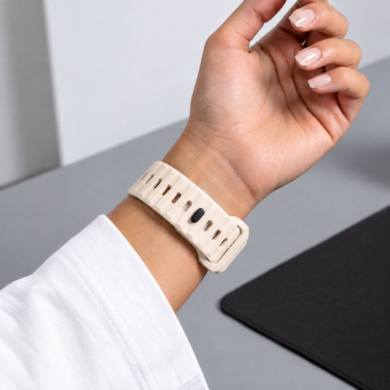 Tech-Protect Silicone Line Apple Watch 8 / 9 / 10 / 11 / 12 / SE / Ultra 44/45/46/49 mm band, Stone