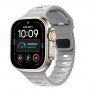 Tech-Protect Silicone Line Apple Watch 8 / 9 / 10 / 11 / 12 / SE / Ultra 44/45/46/49 mm band, grijs