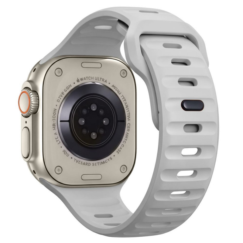 Tech-Protect Silicone Line Apple Watch 8 / 9 / 10 / 11 / 12 / SE / Ultra 44/45/46/49 mm band, grijs