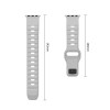 Tech-Protect Silicone Line Apple Watch 8 / 9 / 10 / 11 / 12 / SE / Ultra 44/45/46/49 mm band, grijs
