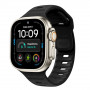 Tech-Protect Silicone Line Apple Watch 8 / 9 / 10 / 11 / 12 / SE / Ultra 44/45/46/49 mm band, zwart