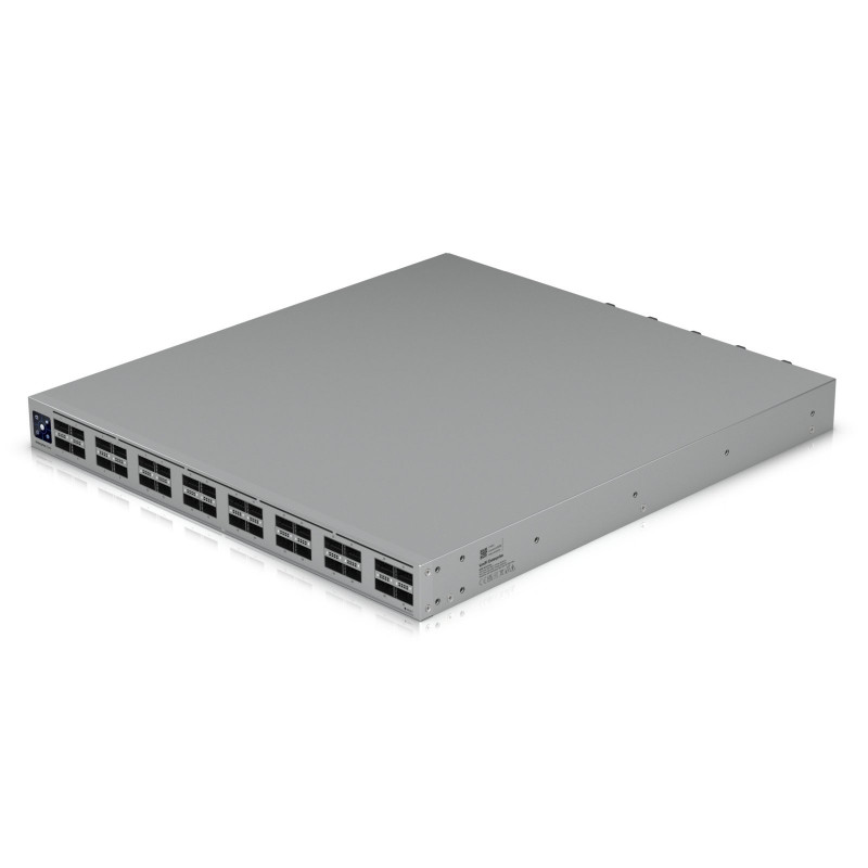 Ubiquiti UniFi Switch 32x QSFP28 100 Gbit, managed, 19" rack-montage, 1,3" touchscreen