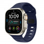 Tech-Protect Silicone Line Apple Watch 8 / 9 / 10 / 11 / 12 / SE / Ultra 44/45/46/49 mm band, Atlantic Blue