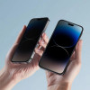Tech-Protect Anti Spy Glass Pro+ privacy gehard glas voor Apple iPhone 17e / 16e / 14 / 13 Pro / 13 (2 stuks), zwart