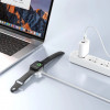 Tech-Protect MC02 UltraBoost magnetische oplader USB-C-kabel 100 cm voor Apple Watch, wit