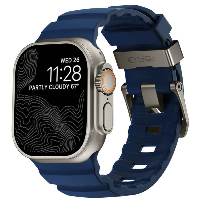 Tech-Protect Motion Apple Watch 8 / 9 / 10 / 11 / 12 / SE / Ultra 44/45/46/49 mm band, Nautical Blue