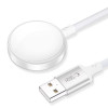 Tech-Protect MC02 UltraBoost magnetische oplader USB-A-kabel 100 cm voor Apple Watch, wit